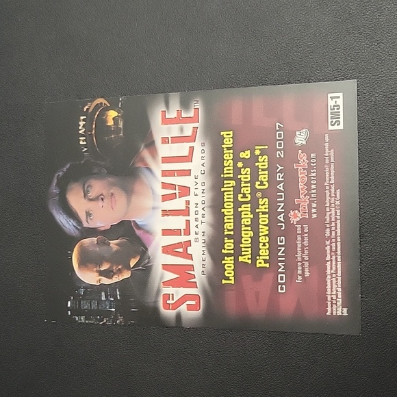 Smallville premium trading card season five 5 superman DC Comic universe clark - Picture 2 of 2